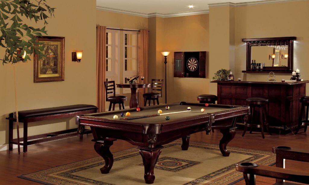 Kelowna Pool Tables Game Room - Mallory Pool Table Room