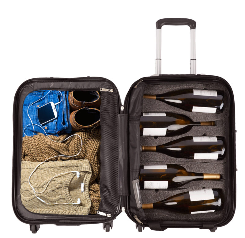FlyWithWine Canada - Piccolo - 5 bottle Wine Suit case - Image 2