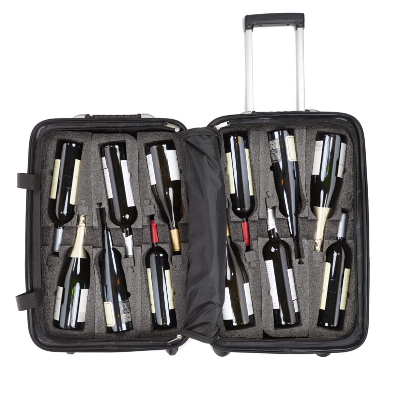 FlyWithWine Canada Grande 12-Bottle Wine Suitcase - Image 3